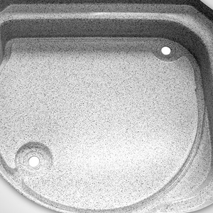 Duschwanne mit Marmor-Struktur