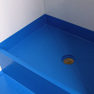 Fertigbad Fliesenoptik