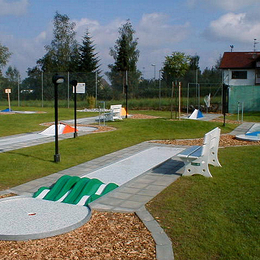 Minigolf Hindernisse in Mehrfarben Gelcoat Technik mod