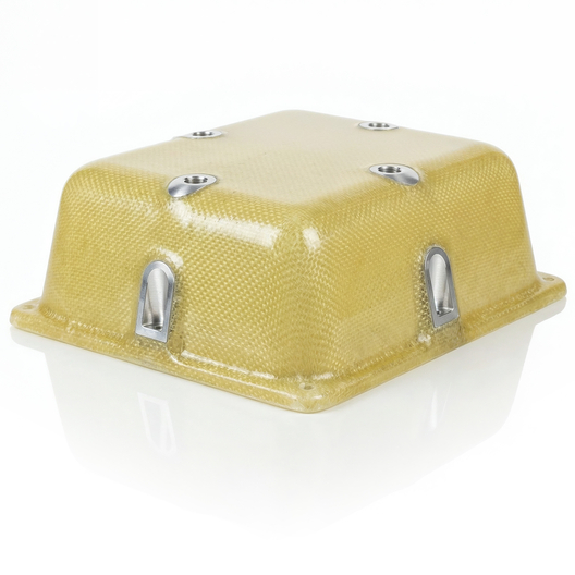 GFK Maschinenabdeckung Alu Inserts